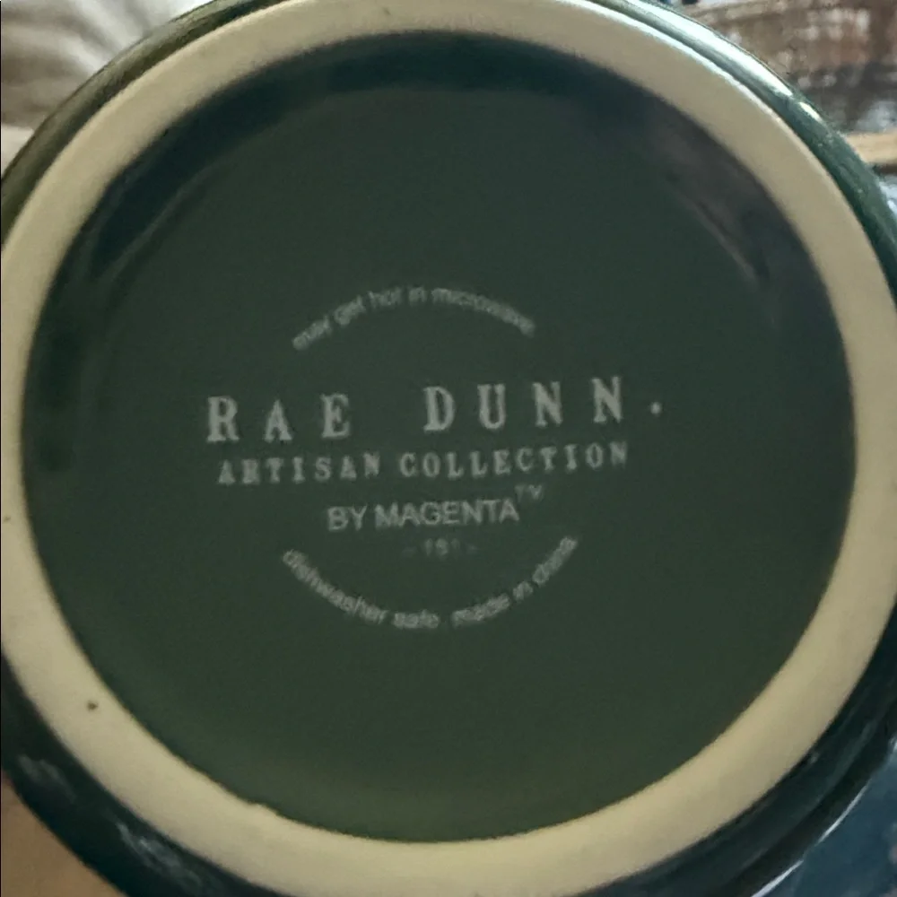 Rae Dunn Green Christmas Cheer Mug with Cookie Cutter - Picture 5 of 5